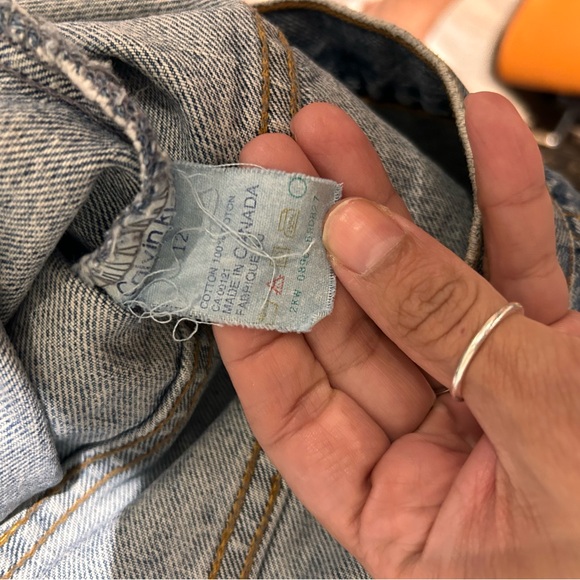 Calvin Klein Vintage Jean dress button up - Picture 5 of 5